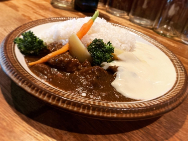 牛すじチーズcurry